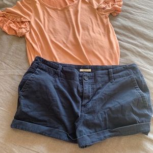Maurices Navy Cotton Shorts